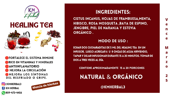 Healing Tea 2.5 oz - Imagen 2