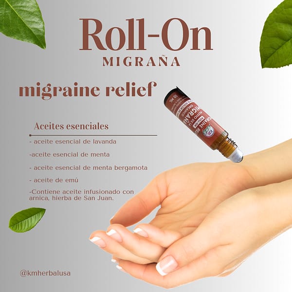 Roll-On Migraña 10 ml. - Imagen 2