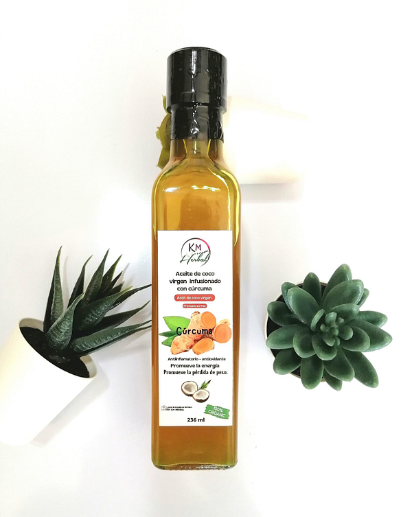 Aceite Infusionado con Cúrcuma 257 ml